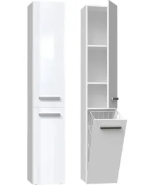 szafka-lazienkowa-regal-slupek-nel-iv-z-koszem-na-pranie-biel-polysk