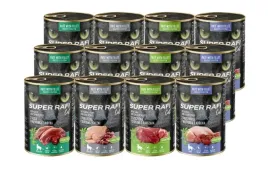 super-rafi-karma-mokra-dla-kota-mix-4-smakow-12x400g