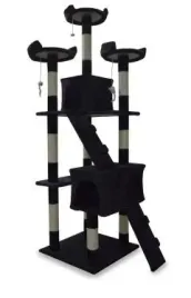 drapak-drzewko-legowisko-wieza-dla-kota-170cm-czarny