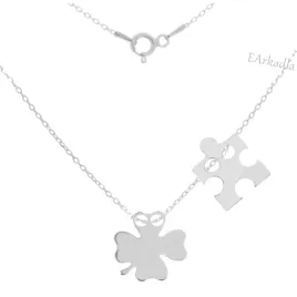 puzzel-srebrny-naszyjnik-koniczynka-srebro-925