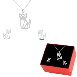 komplet-srebrny-2w1-kotki-origami-koty-srebro-925