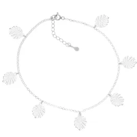 bransoletka-srebrna-na-noge-lisc-monstera-srebro-925