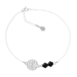 bransoletka-srebrna-rozetka-azurowa-z-kr-swarovski-bicone-srebro-925
