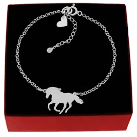 kon-mustang-bransoletka-serce-srebro-925