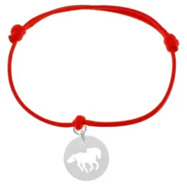 bransoletka-srebrna-konik-mustang-kolko-sznurek-srebro-925