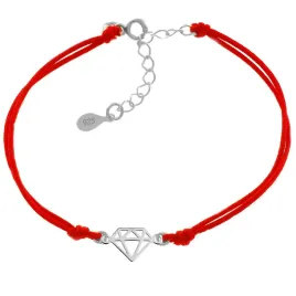 bransoletka-srebrna-diament-sznurek-kolory-srebro-925