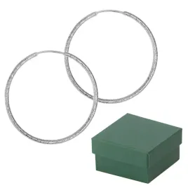 kolczyki-srebrne-kola-50-mm-kolka-grube-szronione-srebro-925