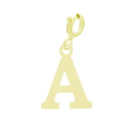 charms-literka-alfabet-srebro-zlocone