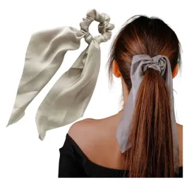 gumka-do-wlosow-szara-dluga-satynowa-kokarda-lekka-i-bezpieczna-dla-wlosow