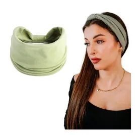 opaska-na-glowe-zielona-do-wlosow-szeroka-elastyczna-turban-gladka-wygodna