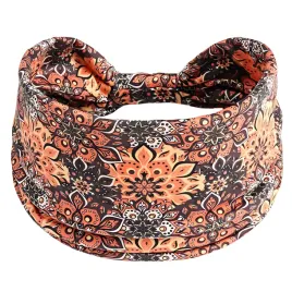 opaska-do-wlosow-pomaranczowa-turban-na-glowe-szeroka-kwiaty-mila-w-dotyku