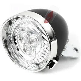 lampa-przednia-reflektor-old-style-czarna-3x-led-baterie