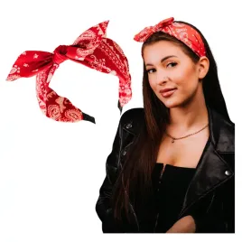 opaska-do-wlosow-czerwona-z-kokarda-na-glowe-szeroka-w-bialy-wzor-paisley