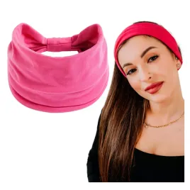 opaska-do-wlosow-rozowa-turban-na-glowe-szeroka-elastyczna-mila-w-dotyku