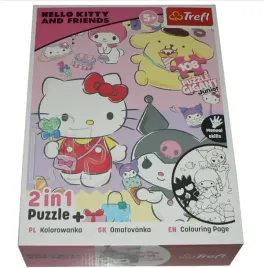 trefl-puzzle-108-gigant-junior-58x84-cm-hello-kitty-i-przyjaciele-2w1