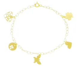koniczynka-bransoletka-z-charms-srebro-925-zlocone