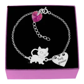 bransoletka-srebrna-kotek-i-serce-z-grawerem-kr-swarovski-srebro-925