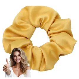 gumka-do-wlosow-zolta-satynowa-bez-laczen-wygodna-i-bezpieczna-dla-wlosow