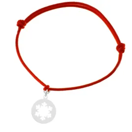 bransoletka-srebrna-sniezynka-kolko-sznurek-srebro-925-kolory