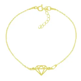 srebrna-bransoletka-diament-srebro-925-zlocone