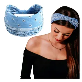 opaska-do-wlosow-niebieska-turban-na-glowe-szeroka-elastyczna-mila-w-dotyku