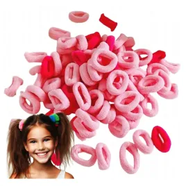gumki-do-wlosow-rozowe-zestaw-100-sztuk-mini-frotki-bezpieczne-i-wygodne