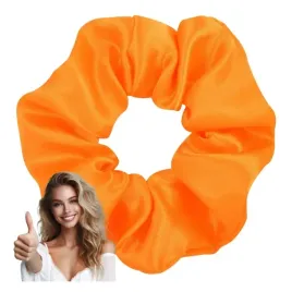 gumka-do-wlosow-satynowa-scrunchies-pomaranczowa-bezpieczna-uniwersalna