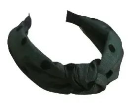 opaska-do-wlosow-szeroka-na-glowe-supel-zielona-wezel-pin-up-turban-kropki