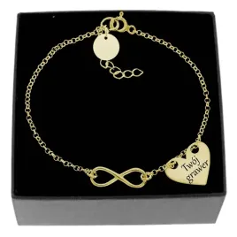 serce-infinity-bransoletka-grawer-srebro-zlocone