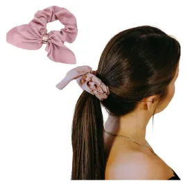 gumka-do-wlosow-rozowa-dluga-kokarda-ze-zlotym-pierscieniem-lekka-i-wygodna
