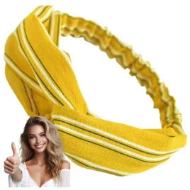 opaska-do-wlosow-szeroka-na-glowe-zolta-z-suplem-w-paski-na-gumce-modna