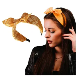opaska-do-wlosow-zolta-z-kokarda-na-glowe-szeroka-w-bialy-wzor-paisley