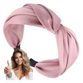 opaska-do-wlosow-szeroka-z-suplem-rozowa-satynowa-z-polyskiem-elegancka