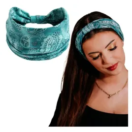 opaska-do-wlosow-turkusowa-turban-na-glowe-szeroka-elastyczna-mila-w-dotyku