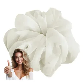 gumka-do-wlosow-puszysta-frotka-biala-duza-xxl-oversize-15-cm-wygodna