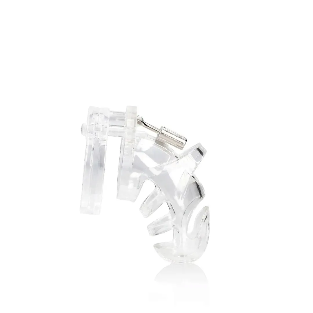 model-25-chastity-cage-3-5-9-cm-transparent