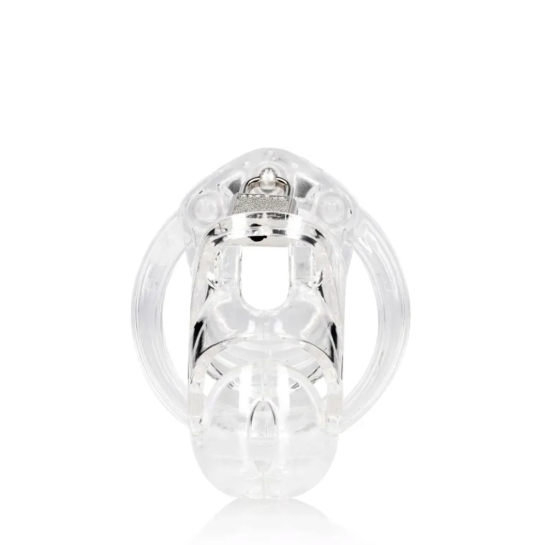 model-25-chastity-cage-3-5-9-cm-transparent