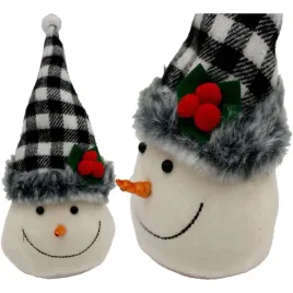 balwanek-dekoracyjny-z-czapka-w-bialo-czarna-kratke-saska-garden