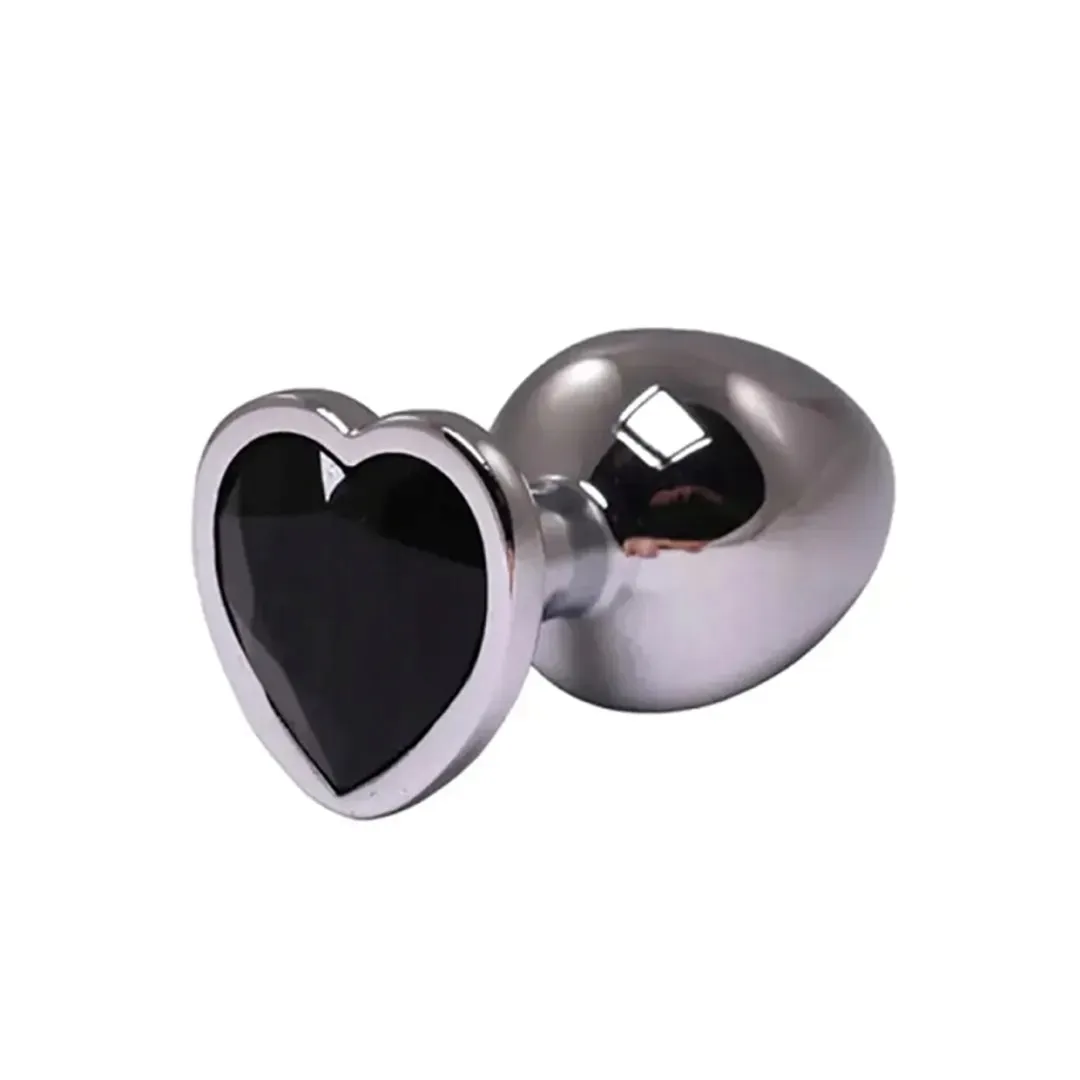 silver-small-heart-shaped-butt-plug-with-black-crystal