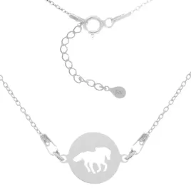konik-mustang-srebrny-naszyjnik-kolko-srebro-925