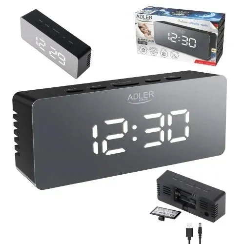 ad-1189-black-budzik-adler-ksztalt-prostokatny