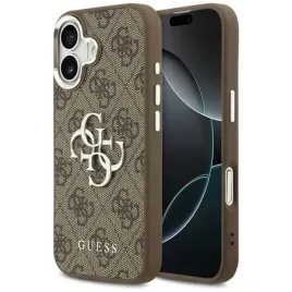 guess-4g-big-4g-classic-logo-etui-iphone-17-brazowy-srebrny-guess