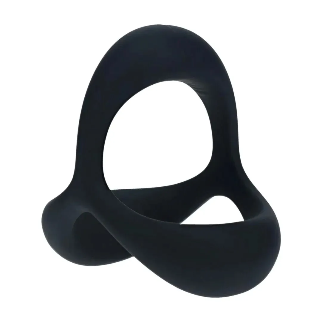 tri-o-ergo-silicone-cockring-black