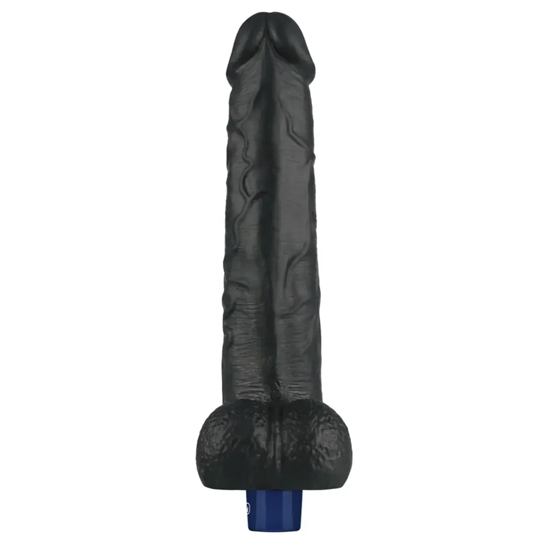 10-5-real-softee-rechargeable-tpe-vibrating-dildo-black-stan-nowy