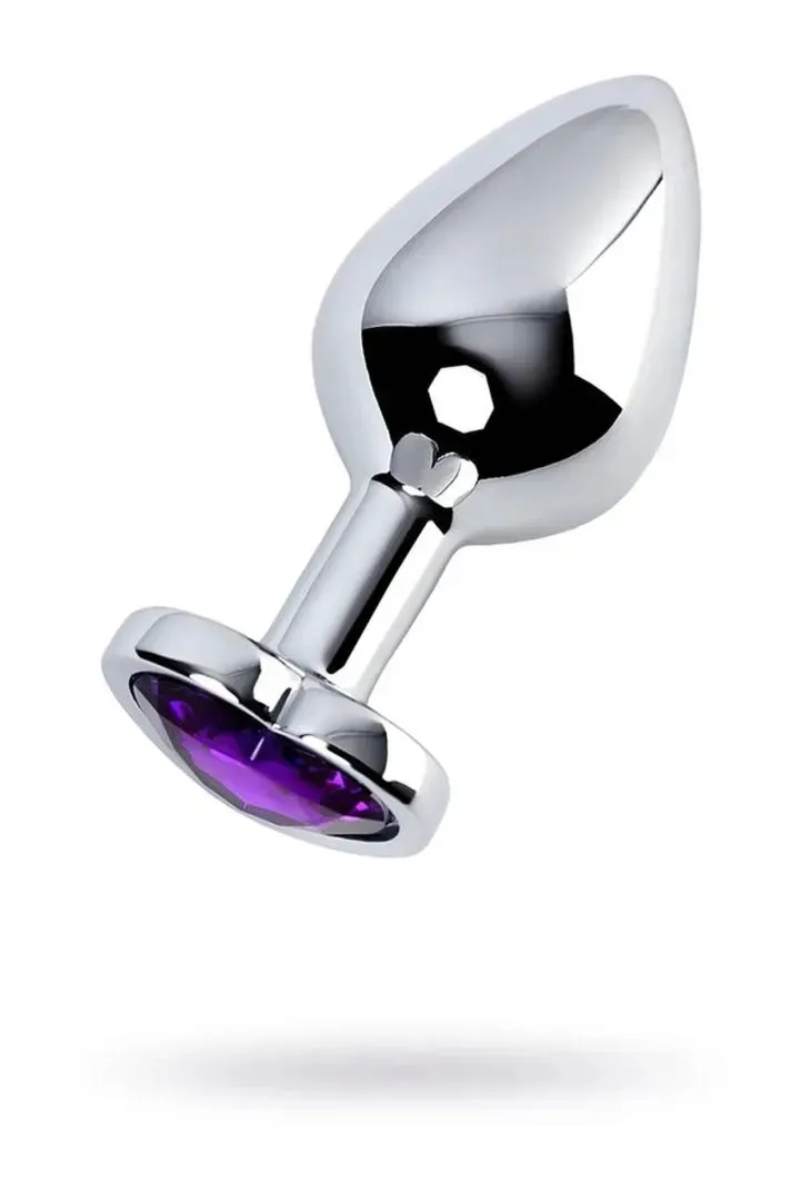 silver-anal-plug-with-purple-gem-heart-shaped