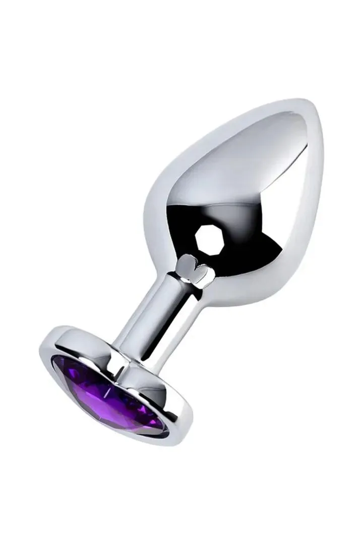 silver-anal-plug-with-purple-gem-heart-shaped