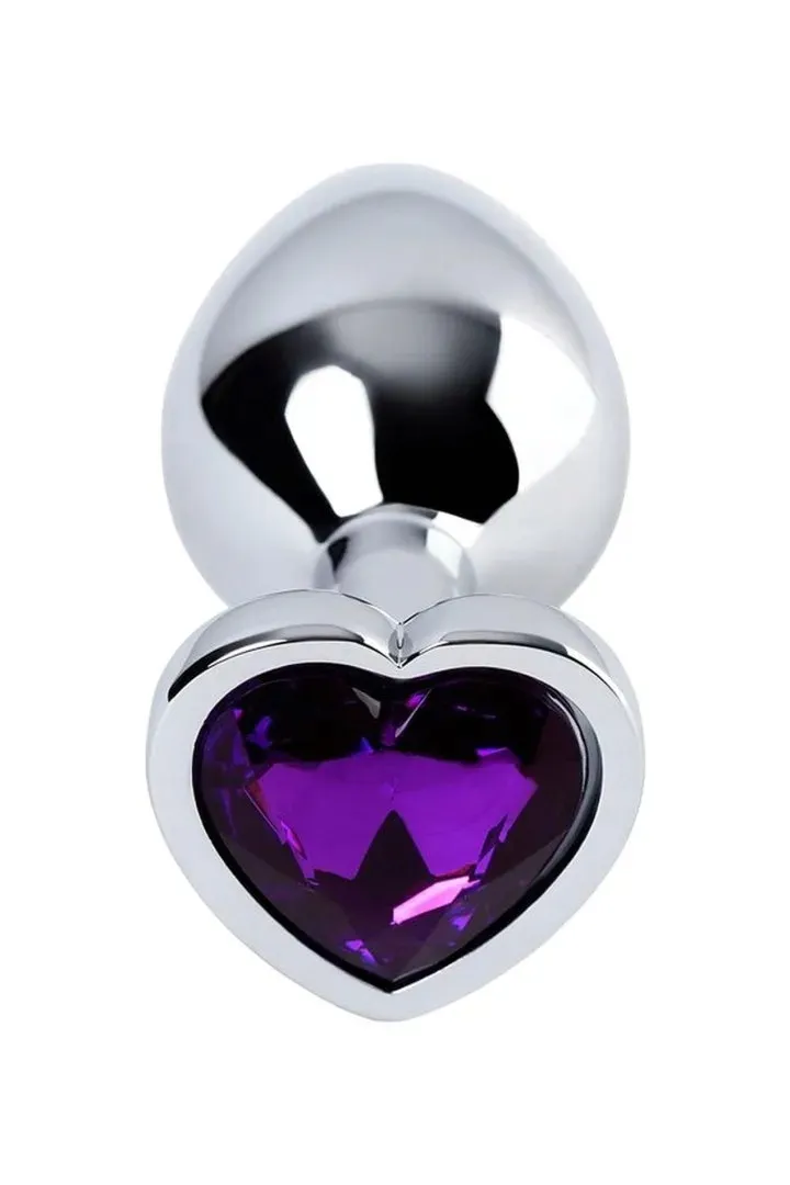 silver-anal-plug-with-purple-gem-heart-shaped