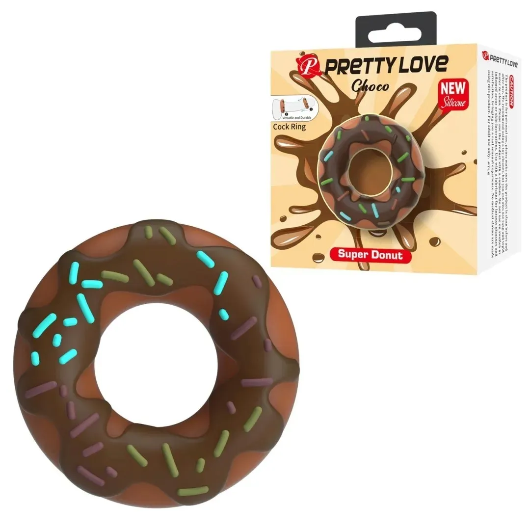 pretty-love-choco-super-donut-silicone-cock-ring