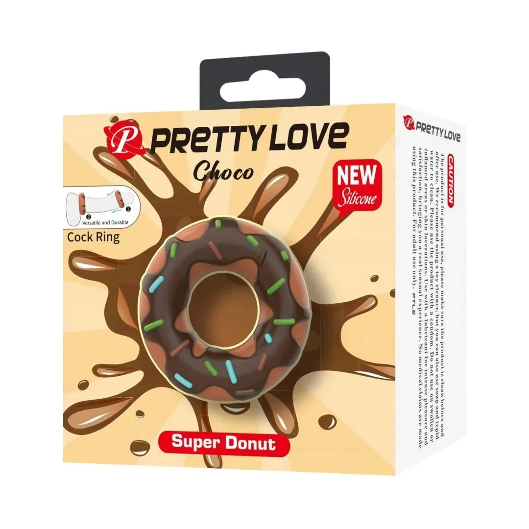 pretty-love-choco-super-donut-silicone-cock-ring-stan-nowy