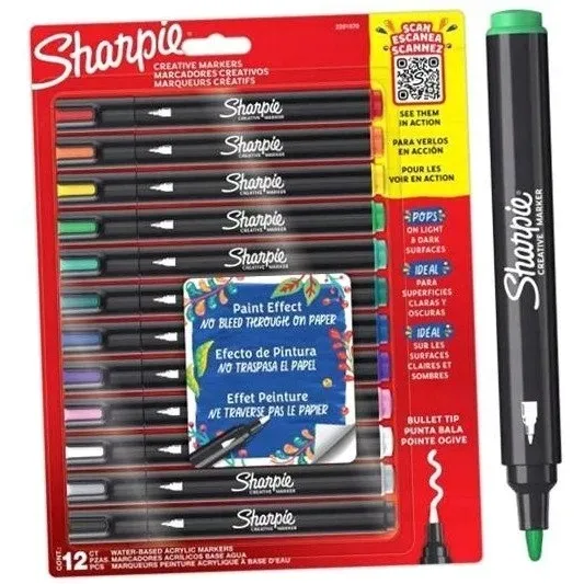 markery-artystyczne-akrylowe-sharpie-12-kolorow-2201070-sharpie